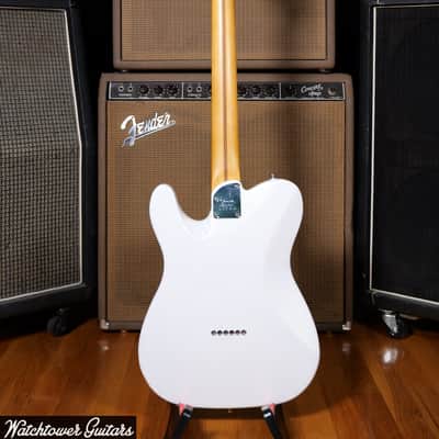2023 Fender American Ultra Telecaster Arctic Pearl image 4