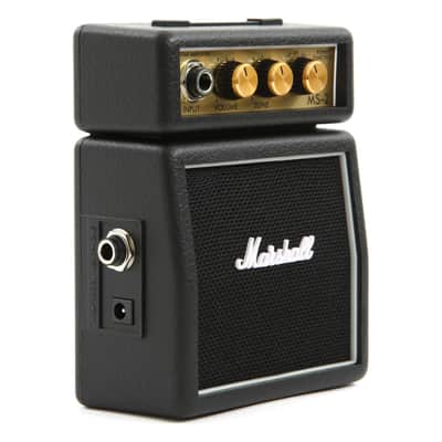Marshall MS-2 1-watt Battery-powered Micro 1/2 Stack Amp - Black image 4