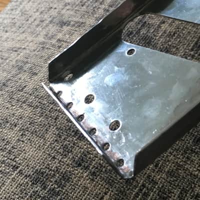 Lefty Vintage 1960s Reissue Fender USA Aged Tele Ashtray Bridge Relic Lefty Conversion image 4