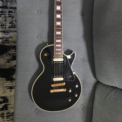 Epiphone Elite Les Paul Custom 2002 - Black image 1