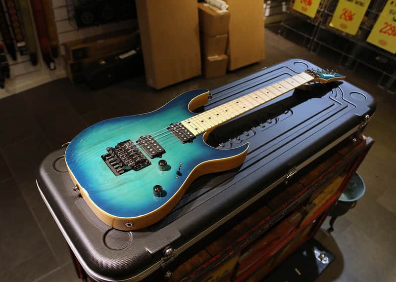 Ibanez RG652AHM-NGB Prestige 2015 - Present - Nebula Green Burst image 1