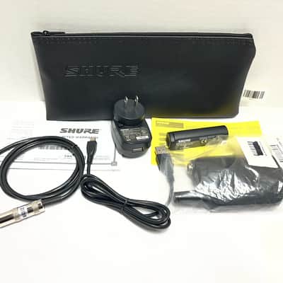 Shure GLXD1=-Z2 Shure GLXD1 Z2 Digital Wireless Bodypack Transmitter SB902 1900mAh Battery WA302 Premium Guitar/Bass Instrument Straight Cable Locking 1/4-inch SBC10-MICROB USB Cable Charger GLX GLXD16 D6 GLXD6 GLXD4 Wireless System Carry Case Bag Pouch image 1
