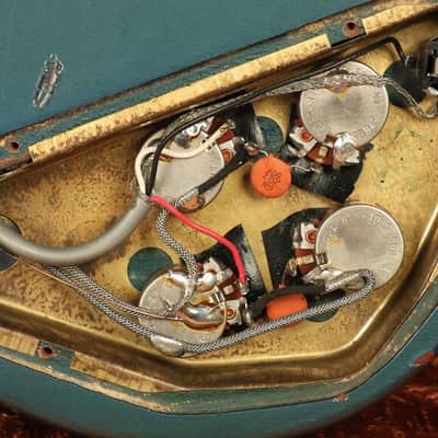 Vintage 1967 Gibson Melody Maker D with Vibrola Pelham Blue Original Case Music City Bridge Savvy image 16