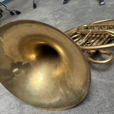 King H.N. White French Horn Double 1959? - Gold Laquer image 11