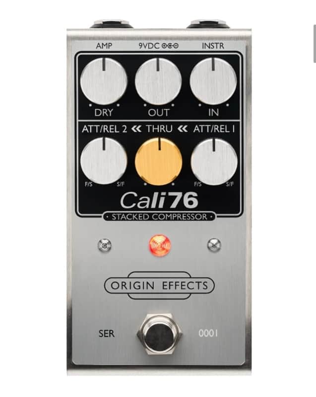 Origin Effects Cali76 Stacked Compressor 2025 - Silver image 1