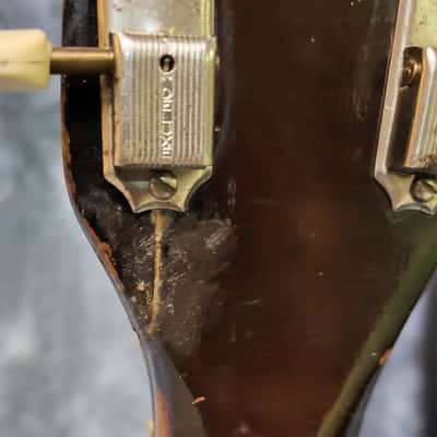 Vintage RARE 1956 Kay Model K32 Sunburst Super Grand Archtop Neck Reset Pro Setup New Strings Softshell Case image 11