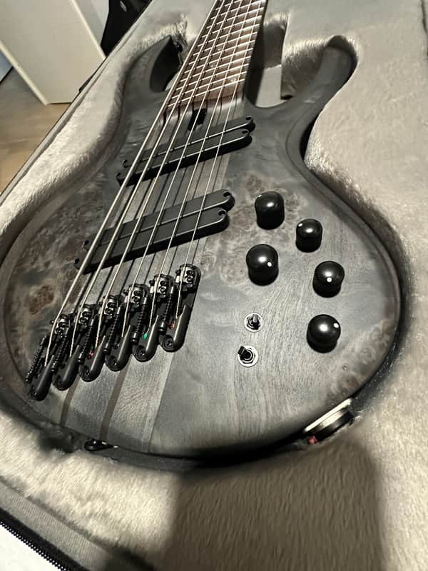 Ibanez BTB806MS-TGF Bass Workshop 2022 - Present - Transparent Gray Flat image 1