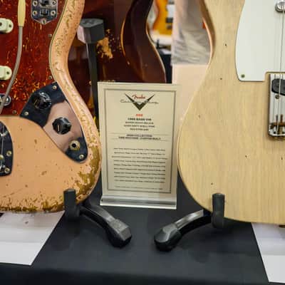 (Pre-Order) Fender 1962 Bass VI - Super Heavy Relic - 2026 Collection - Time Machine Series - Custom Built, Aged Dirty Shell Pink - 2026 Summer Dealer Event #66 image 2