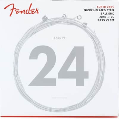 Fender Super 250B6 Nickel Plated Steel Bass VI Guitar Strings - .024-.100 image 1