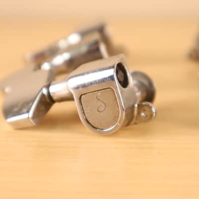 Vintage 1970's Schaller W. Germany 3x3 Chrome Tuners for Les Paul SG ES-335 image 2