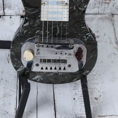 Loney Music Vintage 1950s Lap Steel Electric Guitar with Original Chipboard Case image 1