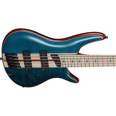 Ibanez SR1425BCGL SR Premium 5-String Bass w/Bag - Caribbean Green Low Gloss image 5