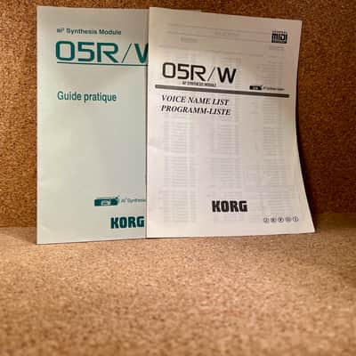 Korg 05R/W 1990s – Serviced – Warranty image 13