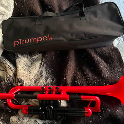 pTrumpet PTRUMPET1R Student Model Plastic Trumpet 2010s - Red image 2