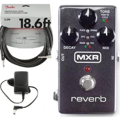 MXR Reverb M300 Relay True Bypass & Delay Trails Modes Hi-Fi Dry Path ( FREE 18FT FENDER CABLE ) image 1