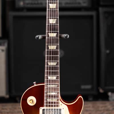 Gibson Custom Shop Les Paul 1958 Historic Collection 70th Anniversary Electric Guitar - Iced Tea Burst with Hardshell Case - Used image 5
