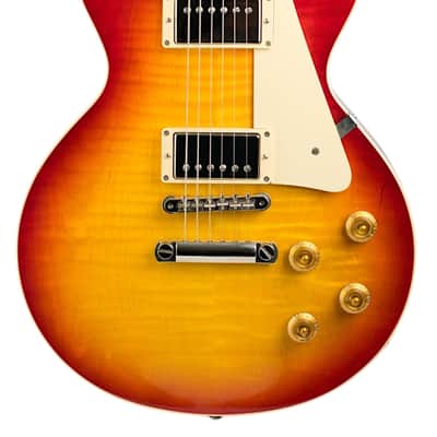 2014 Gibson Custom Shop Les Paul Standard Long Scale Cherry Sunburst w/Custombuckers #CS403569 image 3