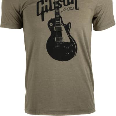 Gibson Accessories Les Paul Tee - Dark Olive Large image 1