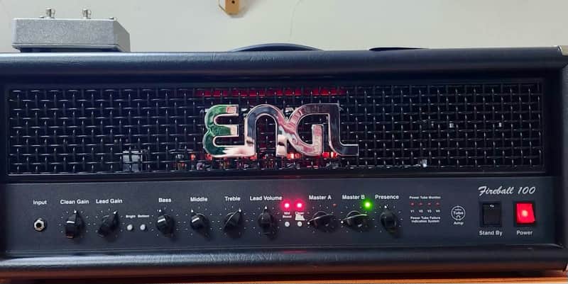 Engl Fireball 100 Type E635 2-Channel 100-Watt Guitar Amp Head 2010s - Black image 1