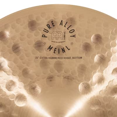 Meinl PA15EHH Pure Alloy HiHat 15" Extra Hammered - HiHat image 10