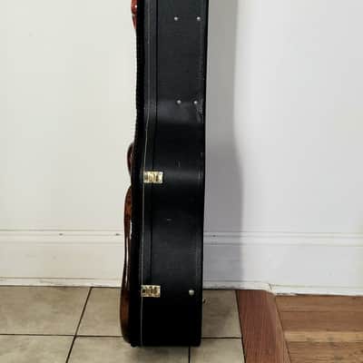Custom Carved Guitar Hard Shell Case Abstract Female image 6
