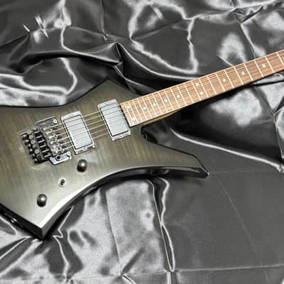 Jackson Kelly KE-4 (Jackson Stars) Late 1990s - Trans Black / Dark Transparent Black image 2