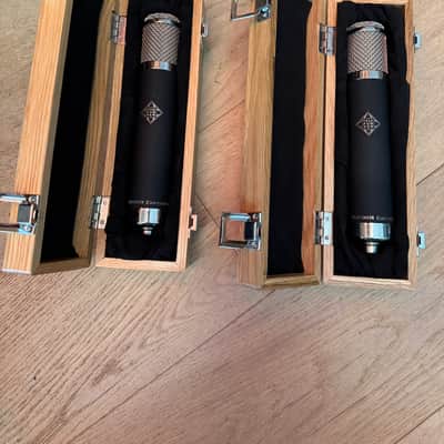 Telefunken AK-47 MkII Large Diaphragm Multipattern Tube Condenser Microphone 2010s - Black Matched Pair image 2
