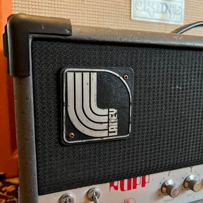 Vintage 1975 Laney Klipp L100 Lead Valve Amplifier Grey Head Partridge *1970s* image 3