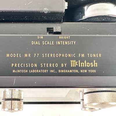 McIntosh MR-77 Precision Solid State FM Stereo Tuner image 9