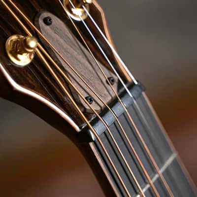 Cort Masterpiece Series Modern Black Acoustic-Electric Guitar - Stunning Trans Black Gloss Finish w/ Case image 21