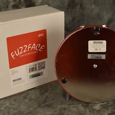 Dunlop JDF2 Fuzz Face Classic Red NEW w FREE Same Day Shipping & 2 Patch Cables included image 2