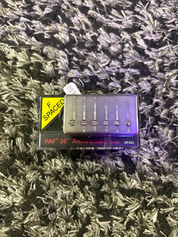 DiMarzio DP223N8 PAF 36th Anniversary Bridge Humbucker - Worn Nickel image 1