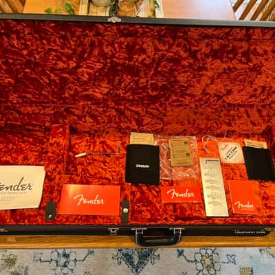 Fender Limited Edition Jimi Hendrix Artist Series Signature Monterey Pop Festival Graphic Stratocaster 2017 Strat PF Pau Ferro Fingerboard Fretboard Beautiful Upgrade Custom Fender Case Velour with Candy! image 2