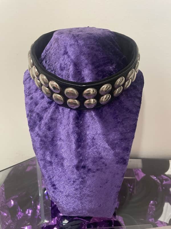 KISS Stage Worn Paul Stanley Costume Choker 2003 Symphony Aerosmith Tour image 1
