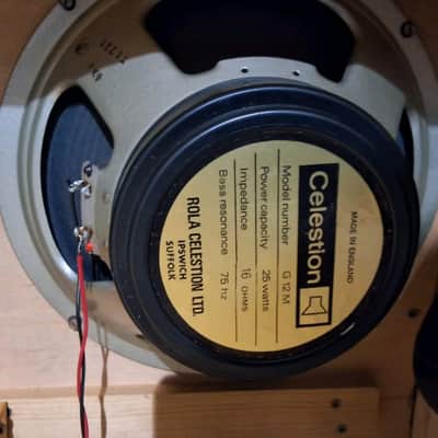 Marshall 1960 4x12 Rola Celestion G12M 25w 75hz Black Back Speakers image 5