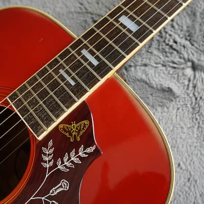 Morris MWH-03-RS MIJ Dreadnought Acoustic Guitar w/ Hard Case image 13