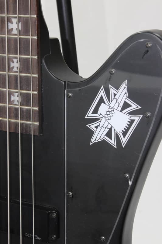Epiphone Blackbird Nikki Sixx Bass Black | Reverb
