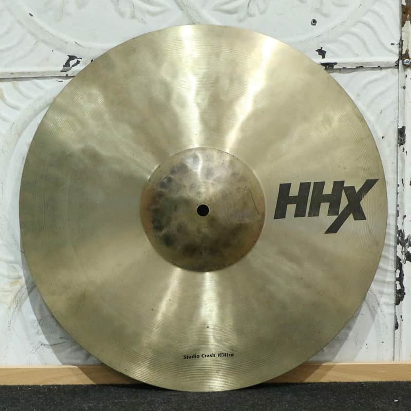 Used Sabian HHX Studio Crash Cymbal 16in (1048g) image 1