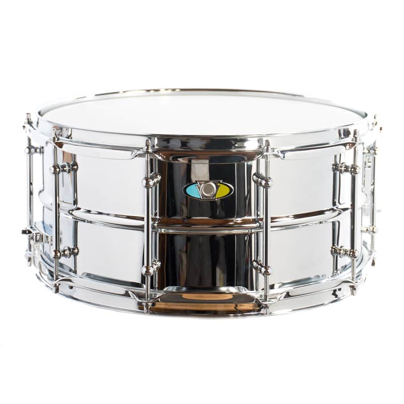 Ludwig LW6514SL Supralite 6.5x14" Steel Snare Drum image 2