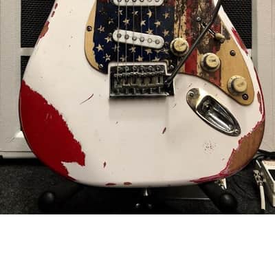 FTGP Relic Abandoned Truck wood pickguard for stratocaster plus sticker image 7