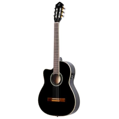 Ortega Family Series Pro RCE145L Left-Handed 2020s - Black image 1