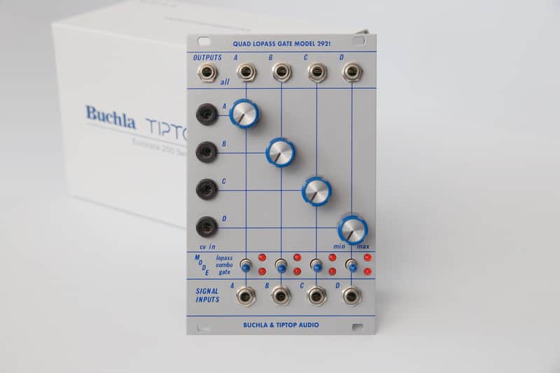 TIPTOP AUDIO BUCHLA 200 SERIES QUAD LOPASS GATE MODEL 292T : BRAND NEW :  [DETROIT MODULAR] image 1