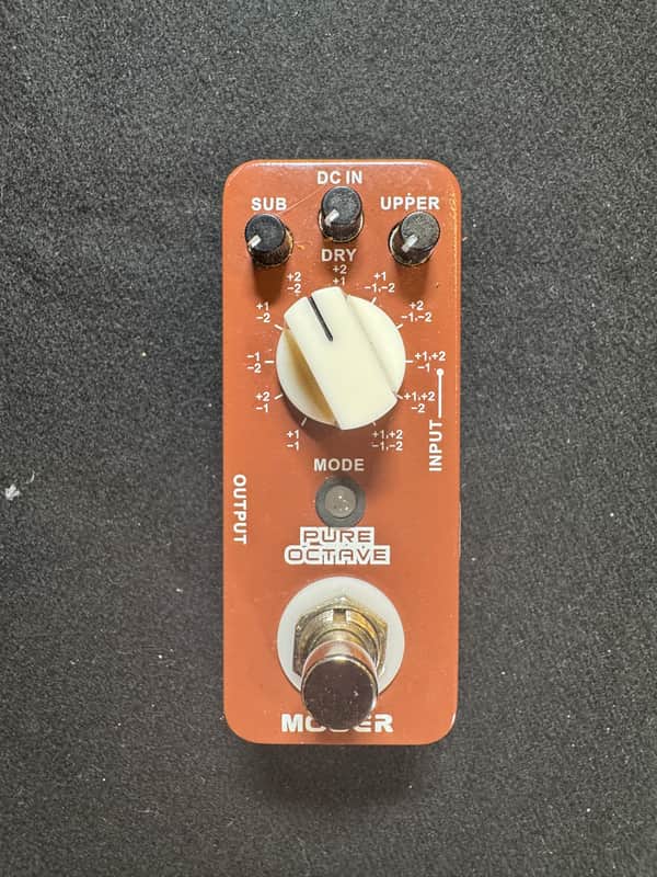 Mooer Pure Octave Pitch Shifter - Micro Series (2010s, 11 Octave Modes, True Bypass) image 1