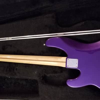 Fender Precision Bass Plus RARE Purple Sparkle with hard case image 5