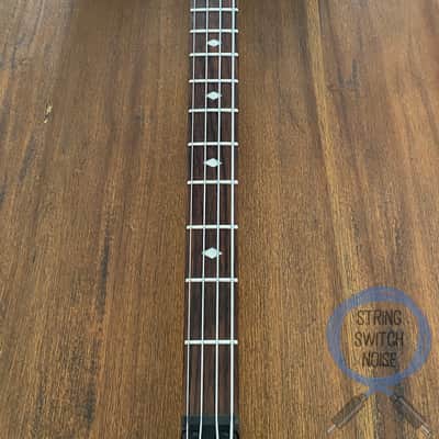 BC Rich Mockingbird Bass, Japan Edition, Black Flame Burst, 2000s image 7