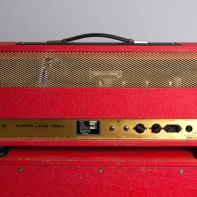 Marshall JMP Model 1959 Super Lead 100 Watt Mk II Tube Half Stack Amplifier (1977), ser. #SL-A 06765J. image 6