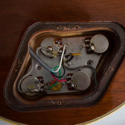 Gibson Les Paul Artisan Solid Body Electric Guitar (1977), ser. #72357135, molded black plastic hard shell case. image 12