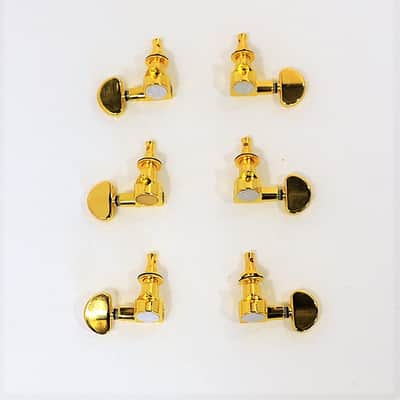 Machine Tuners for Acoustic Steel String Guitars, Die-Cast, Gold-Plated image 2