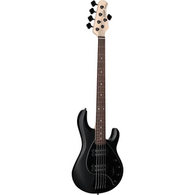 Sterling by Music Man Ray5HH Electric Bass, 5-String, Stealth Black image 6