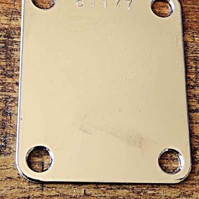 ORIGINAL FENDER NECK PLATE FOR 1961 STRAT TELE P-BASS-JAGUAR JAZZMASTER MUSICMASTER DUOSONIC image 2